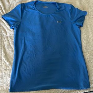 Under Armour blue workout shirt